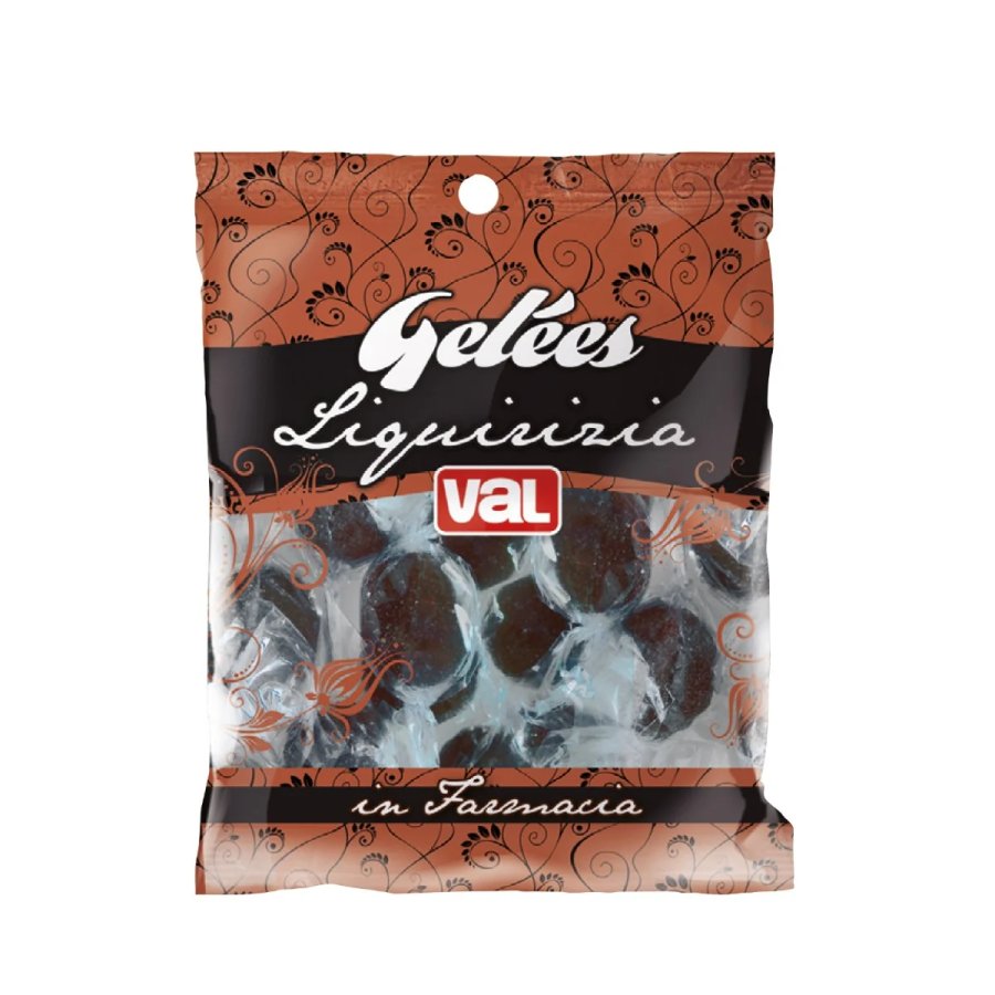 Val Caramelle Gelees Liquirizia, 80 g
