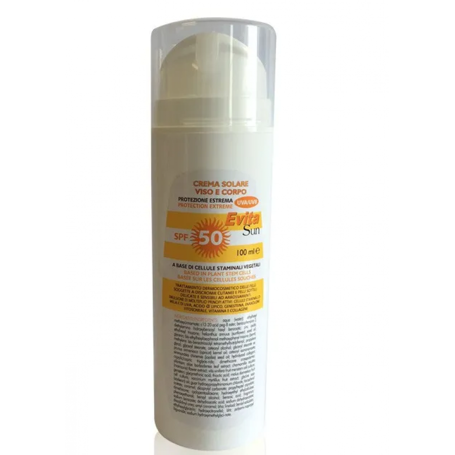 Evita Sun Emulsione Solare Spray SPF50+ viso e corpo 100 ml