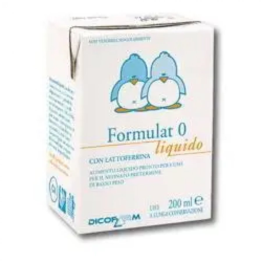 Formulat 0 Latte Liquido 3x200ml - Alimento dietetico per neonati pretermine