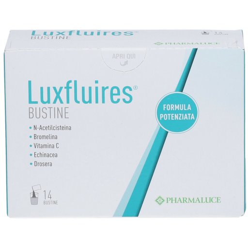 Luxfluires 14 Bustine - Integratore per Vie Respiratorie e Difese Immunitarie