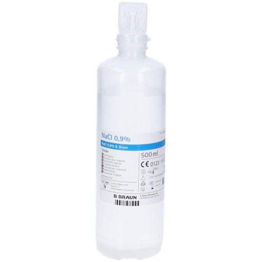 Soluzione Fisiologica 0,9% Sodio Cloruro, 500 ml
