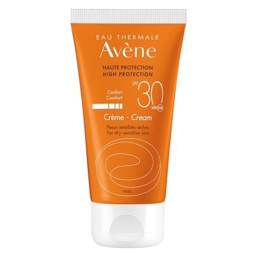 Avene Crema Protezione Solare SPF30 50ml - Protezione Solare Alta per Pelle Secca e Sensibile del Viso