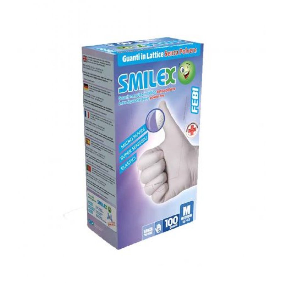 Smilex Guanti Monouso In Lattice Taglia M 100 Pezzi
