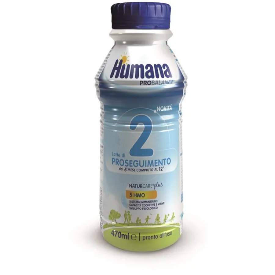 Humana 2 Bottiglia 5 HMO, 470 ml