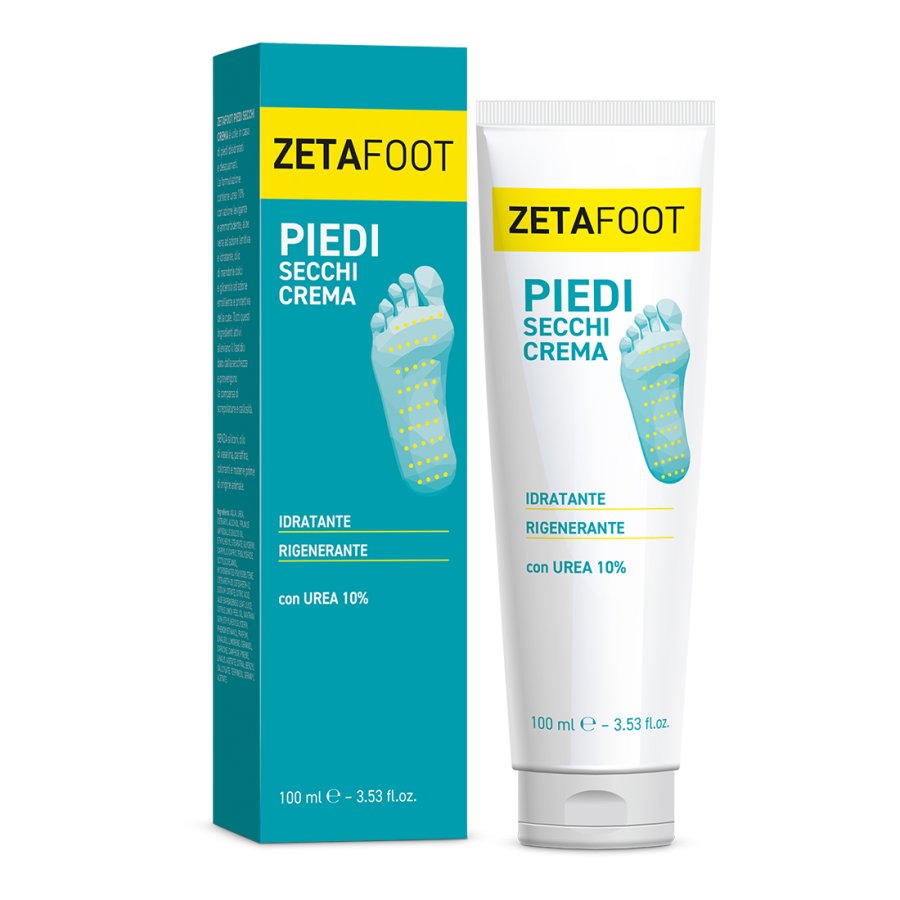 Zetafoot Crema Piedi Secchi, 100 ml
