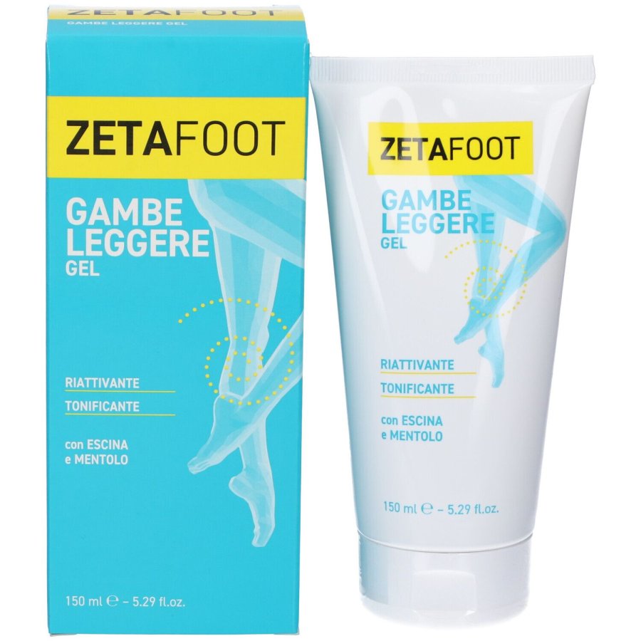 Zetafoot Gel Gambe Leggere, 150 ml