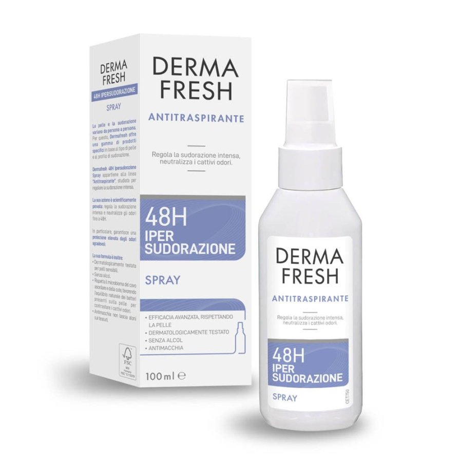 Derma Fresh 48H Deodorante Spray, 100 ml