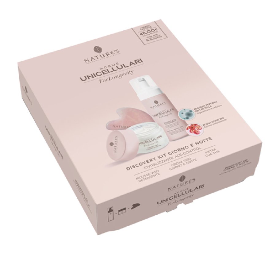 Nature's ForLongevity Kit Notte Mousse detergente 150 ml + Crema viso giorno e notte​​​​​​​ 50 ml Nature's ForLongevity Kit Notte Mousse detergente 150 ml + Crema viso giorno e notte​​​​​​​ 50 ml
