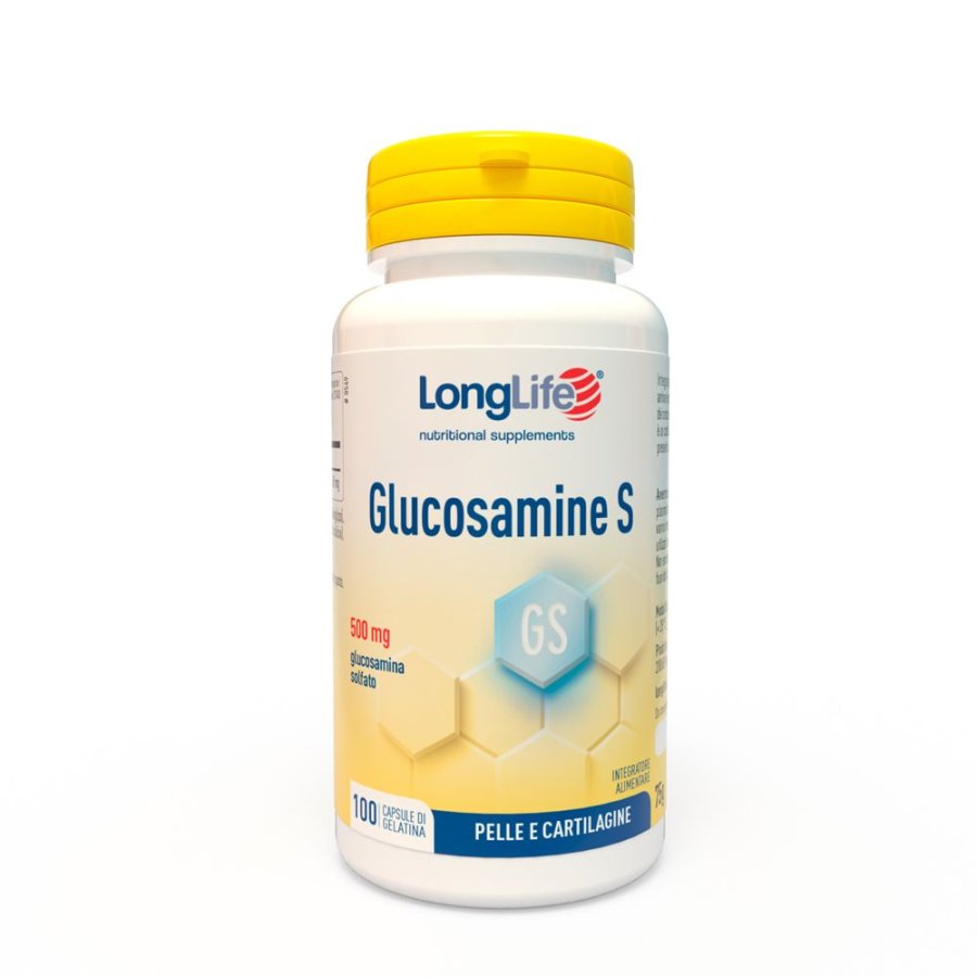LongLife® Glucosamine S 500mg, 100 Capsule