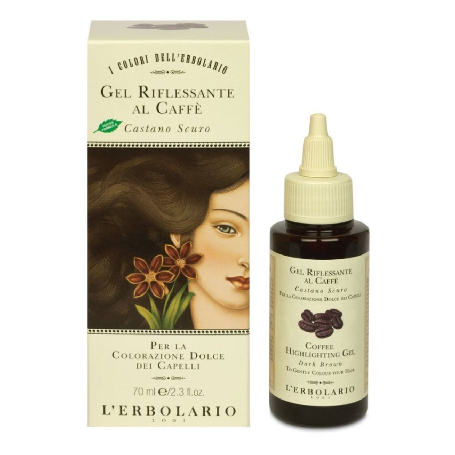 L'Erbolario, Gel Riflessante Capelli Castano Scuro, 70 ml