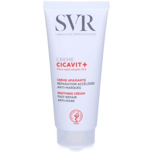 SVR Cicavit+ Crema 100ml – Crema Lenitiva Riparatrice per Pelli Sensibili, Irritate e Danneggiate
