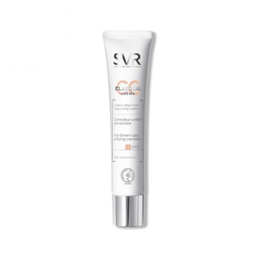 SVR Clairial CC Cream Protezione Solare 50+ da 40 Ml - Crema Colorata Correttiva con Alta Protezione Solare per una Pelle Uniforme e Protetta