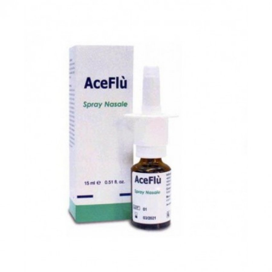 ACEFLU'SPRAY NASALE 15ml - Spray Nasale Antinfiammatorio, Marca ACEFLU, 15 ml