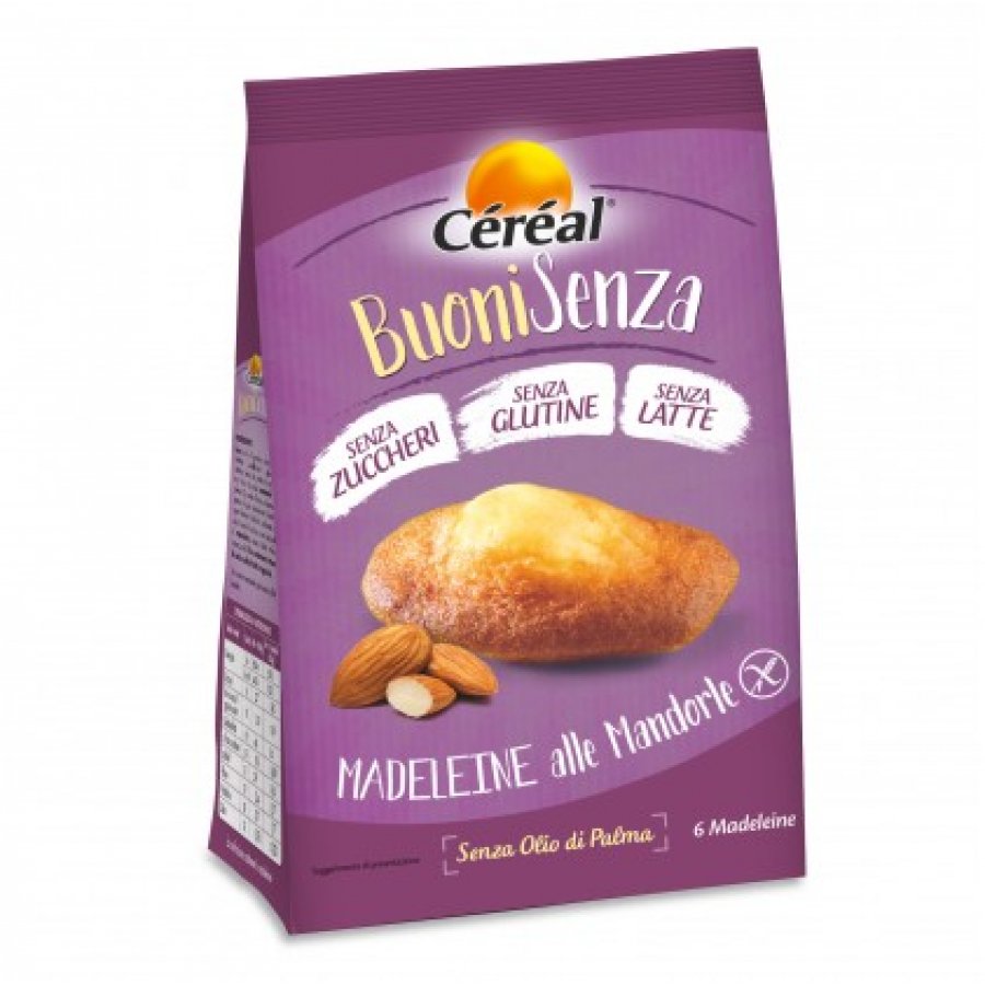 Cereal Buoni Senza - Madeleine alle Mandorle 6x30g