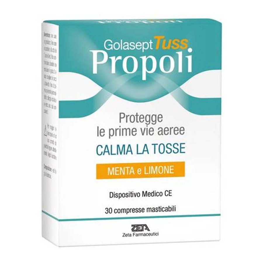 Zeta Farmaceutici, Golasept Tuss Propoli, 24 Compresse
