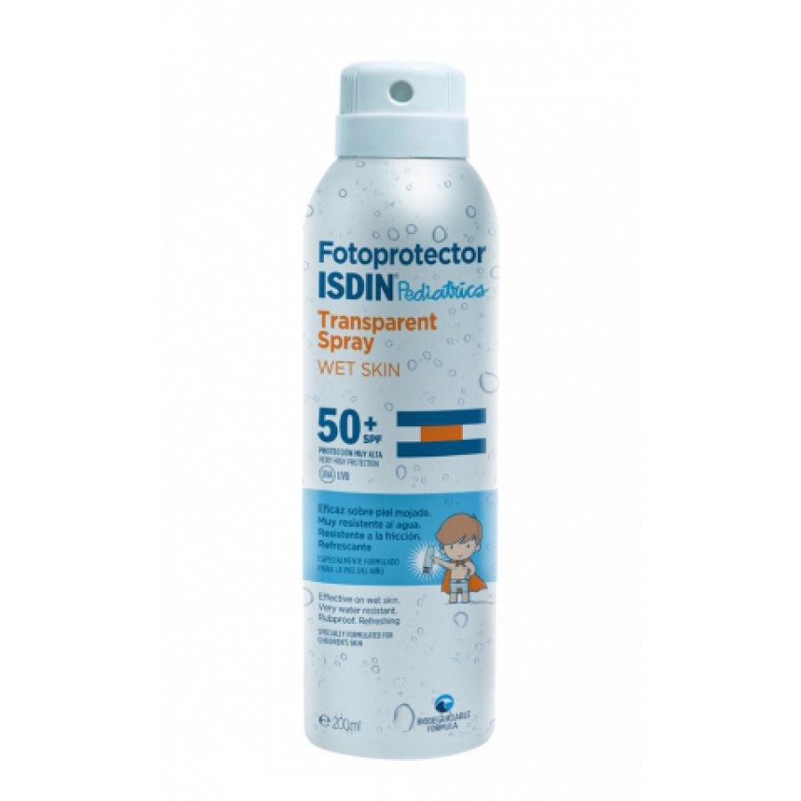 ISDIN Srl Fotoprotector ISDIN Transparent Spray Wet Skin SPF 50+ spray da 250 ml