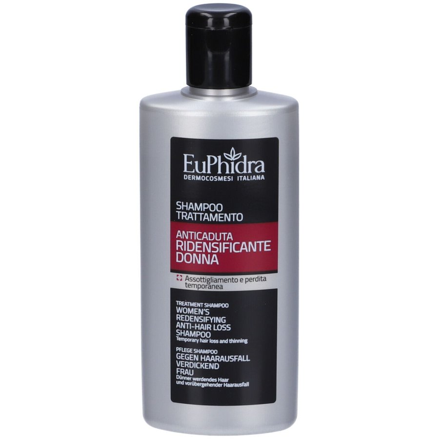 EuPhidra, Shampoo Trattamento Anticaduta Ridensificante Donna, 200 ml