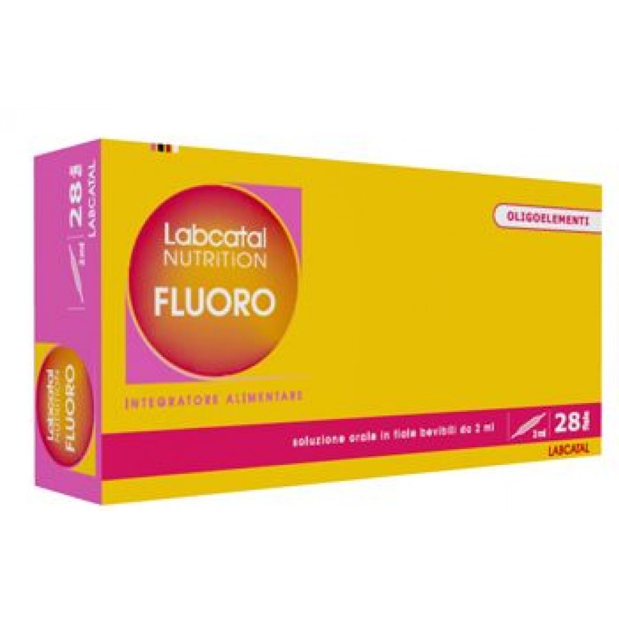 Labcatal Nutrition Fluoro 28 Fiale Bevibili 2 ml - Rimedio Naturale per Denti Forti e Ossa Salutari