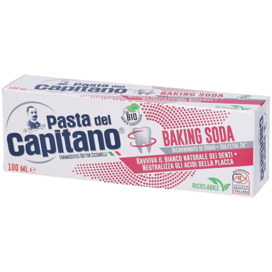 Pasta Del Capitano Dentifricio Baking Soda, 100 ml Pasta Del Capitano Dentifricio Baking Soda, 100 ml