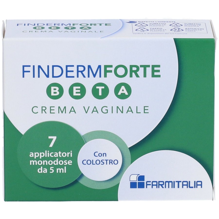 Finderm Forte Beta Crema Vaginale 7x5g - Trattamento Lesioni HPV e Condilomi