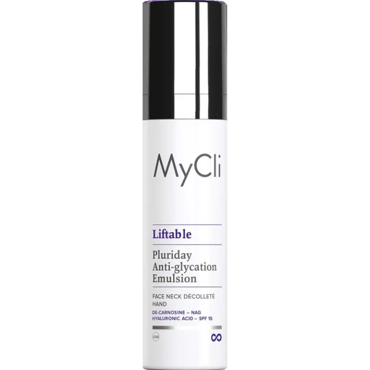 Mycli Liftable Pluriday 365 Emulsione Antiglicazione - Protezione Solare Viso e Mani