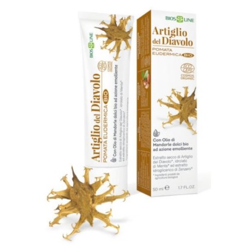 Pomata Eudermica Artiglio Del Diavolo Bio 50ml - Lenitiva e Rilassante per Tensioni Muscolari