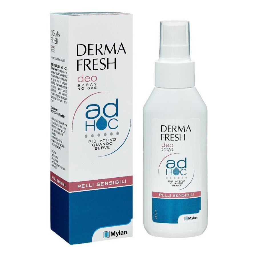Dermafresh Ad Hoc Deodorante Spray Pelli Sensibili, 100 ml Dermafresh Ad Hoc Deodorante Spray Pelli Sensibili, 100 ml