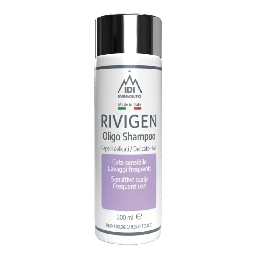 Rivigen Oligo-Shampoo Capelli Delicati e Cute Sensibile, 200 ml