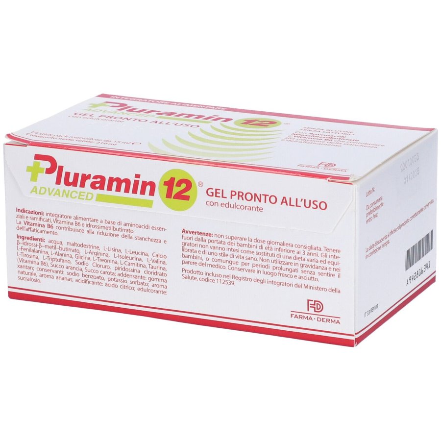 Pluramin 12 Gel, 14 stick da 15 ml Pluramin 12 Gel, 14 stick da 15 ml