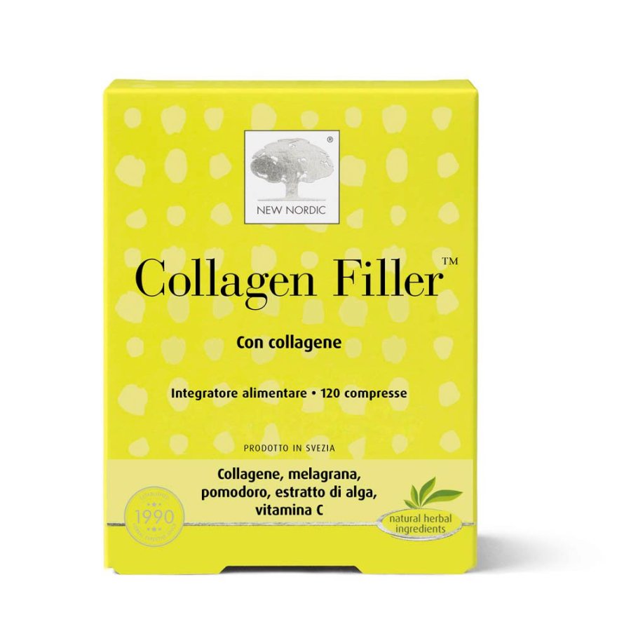 New Nordic Skin Care Collagen Filler, 120 Compresse