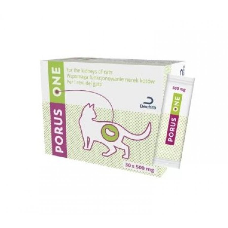 Porus One per Gatti 30 Bustine - Integratore per la Salute delle Vie Urinarie