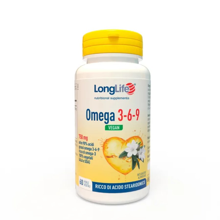 LongLife, Omega 3-6-9 Vegan, 60 Perle