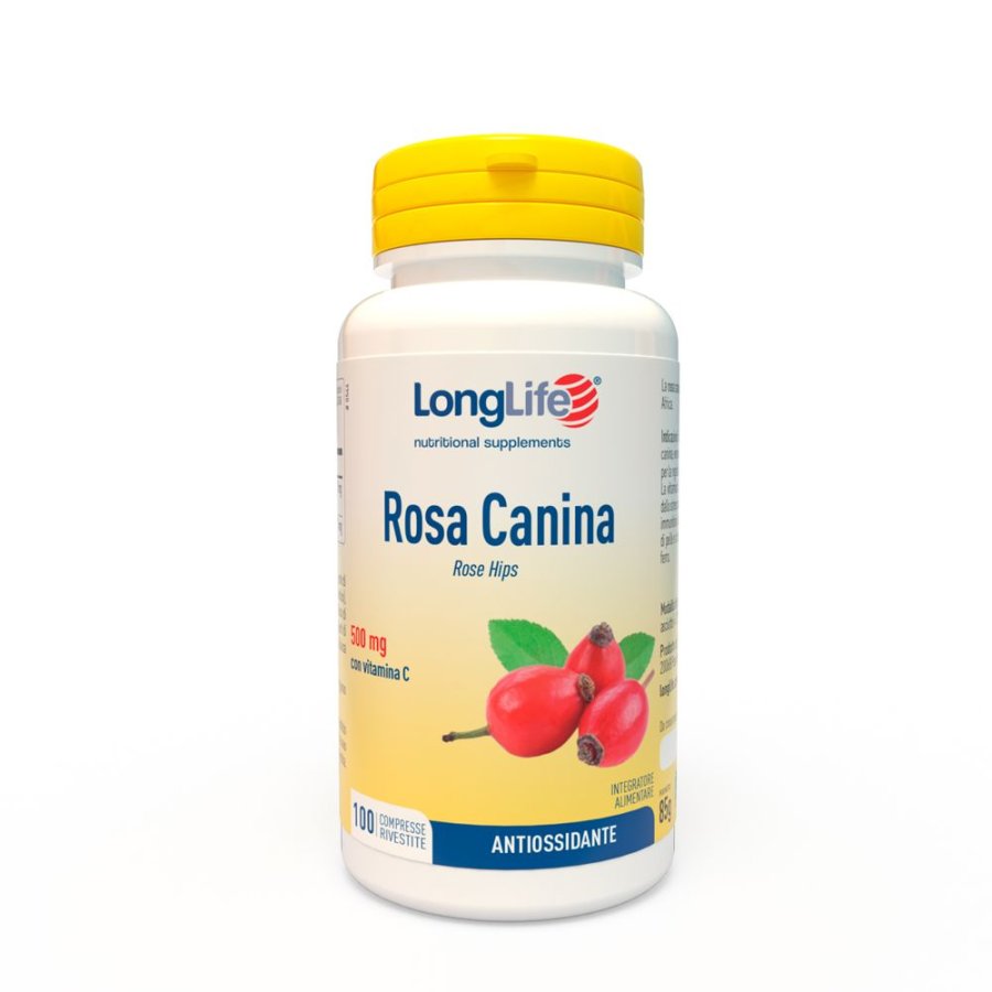 LongLife, Rosa Canina, 100 Compresse LongLife, Rosa Canina, 100 Compresse