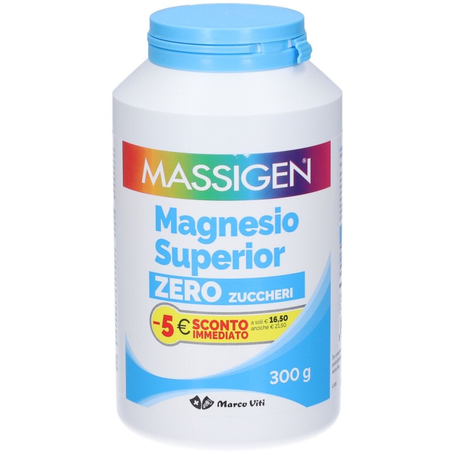 Massigen, Magnesio Superior Zero Zuccheri, 300 g