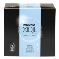 Immunoxidil Uomo - Cofanetto 15 Fiale Anticaduta 3,5ml - Integratore per Capelli Uomo