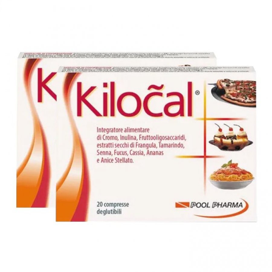 Kilocal 20+20 Compresse - Integratore Alimentare per il Controllo del Peso