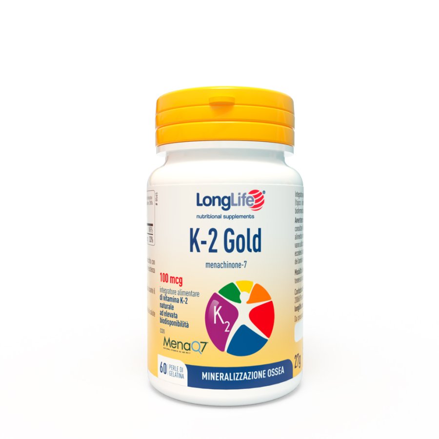 LongLife, K-2 Gold 100 mg, 60 Perle