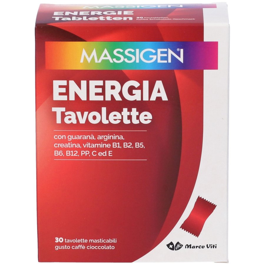 Massigen, Energia Tonico Energetico, 30 Tavolette 