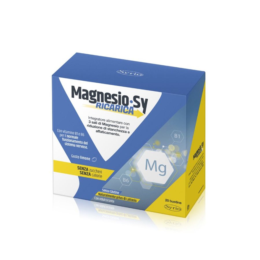Syrio Magnesio SY Ricarica, 20 Bustine Syrio Magnesio SY Ricarica, 20 Bustine