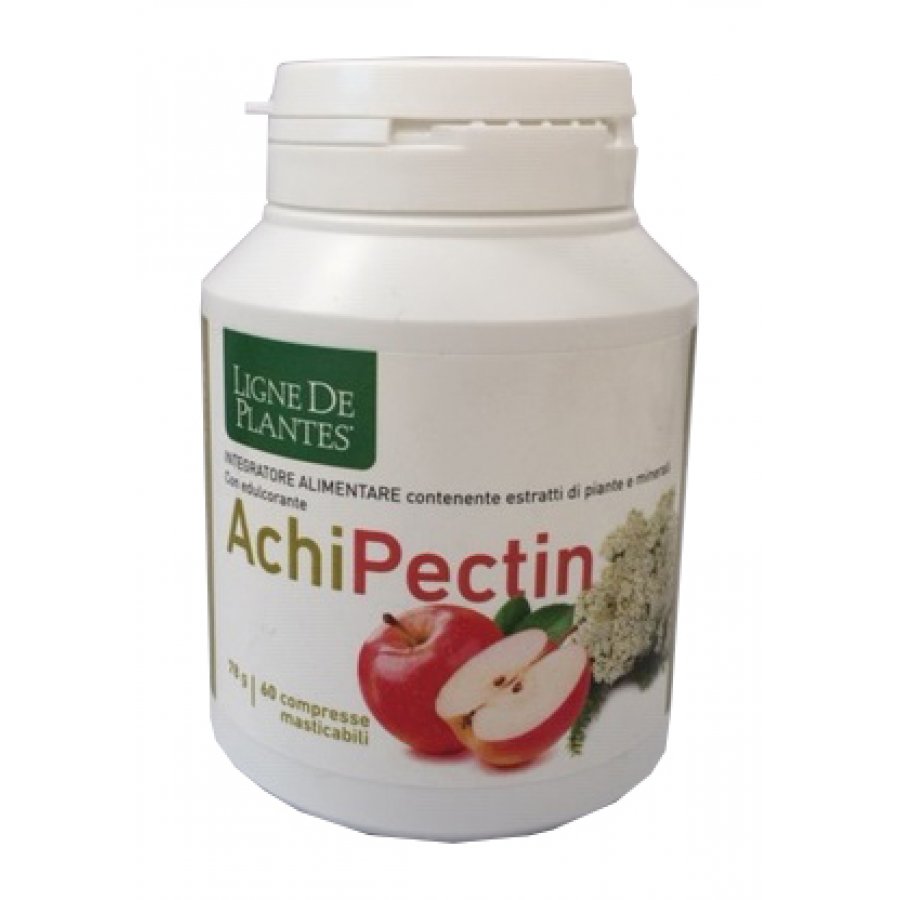 Achipectin 60 Compresse Masticabili - Integratore Alimentare con Estratti di Piante e Minerali - Con Edulcorante