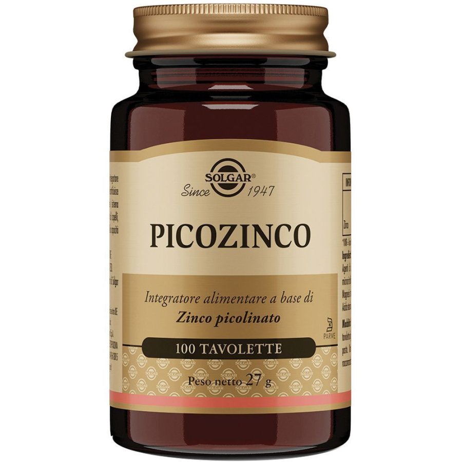 Solgar, Picozinco, 100 Tavolette