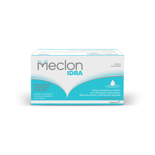 Meclon - Idra Emulgel Idratante Vaginale 7 Flaconcini Monodose da 5ml - Idratazione Intima