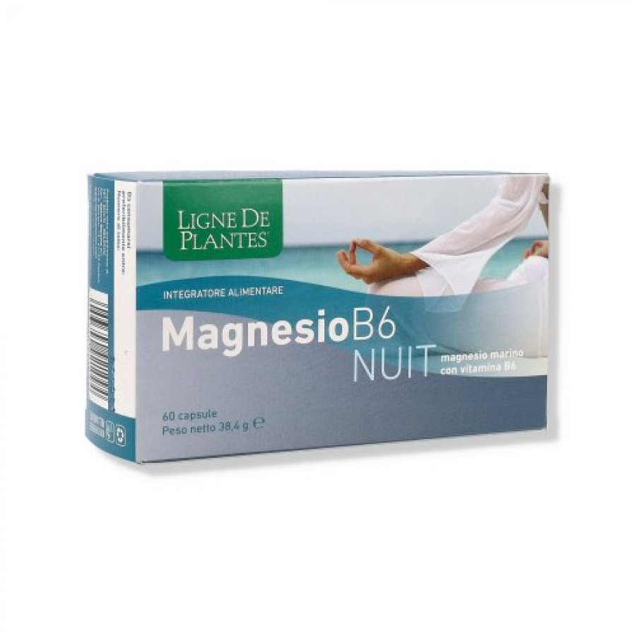 Magnesio B6 Nuit - 60 Capsule per Sonno Rilassato e Benessere Mentale