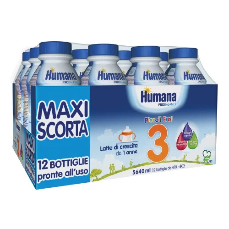 Humana 3 Multipack, 12 x 470 ml