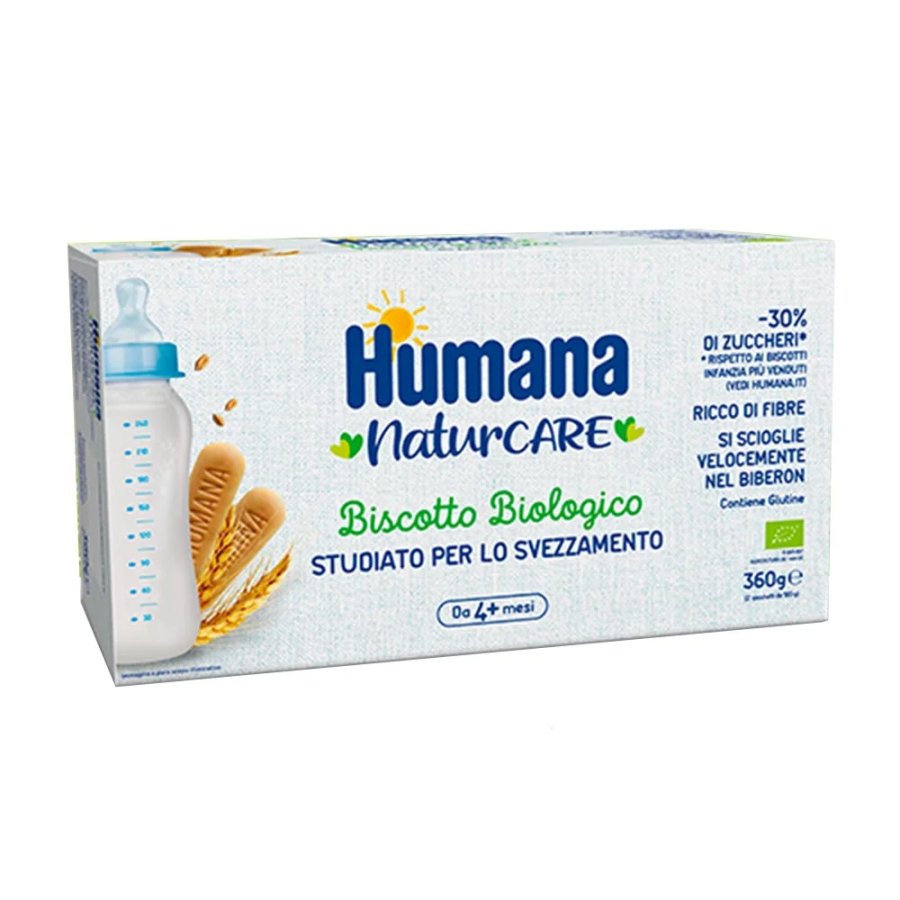 Humana NaturCare, Biscotto Biologico per lo Svezzamento 4 m+, 2 x 180 g
