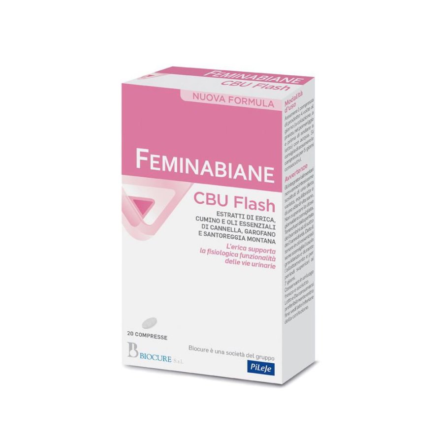 Feminabiane CBU Flash, 20 Compresse Feminabiane CBU Flash, 20 Compresse