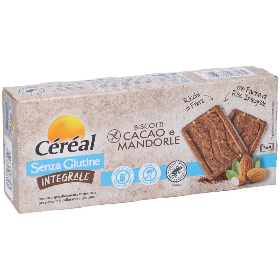 Biscotti Cacao e Mandorle Integrali, 150 g