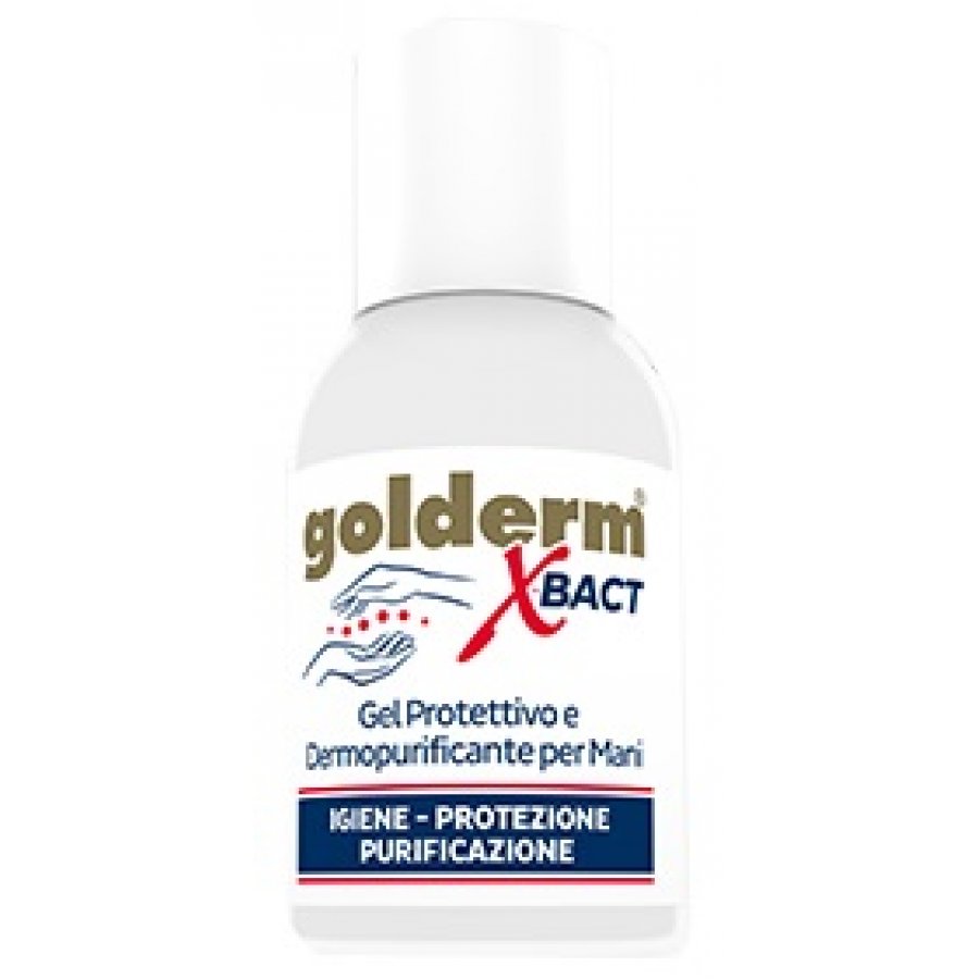  SHEDIR PHARMA Golderm X-BACT Gel Igienizzante Mani con ALCOOL 80ml
