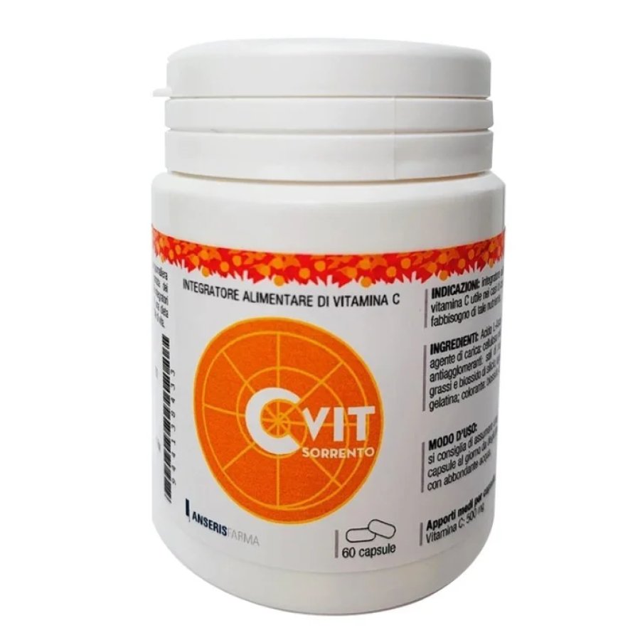 C Vit Sorrento Integratore Vitamina C, 60 Capsule da 690 mg
