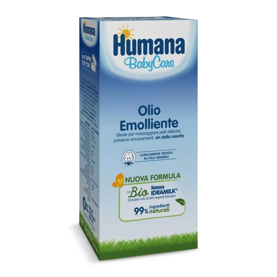 Humana, BabyCare Olio Emolliente, 250 ml 